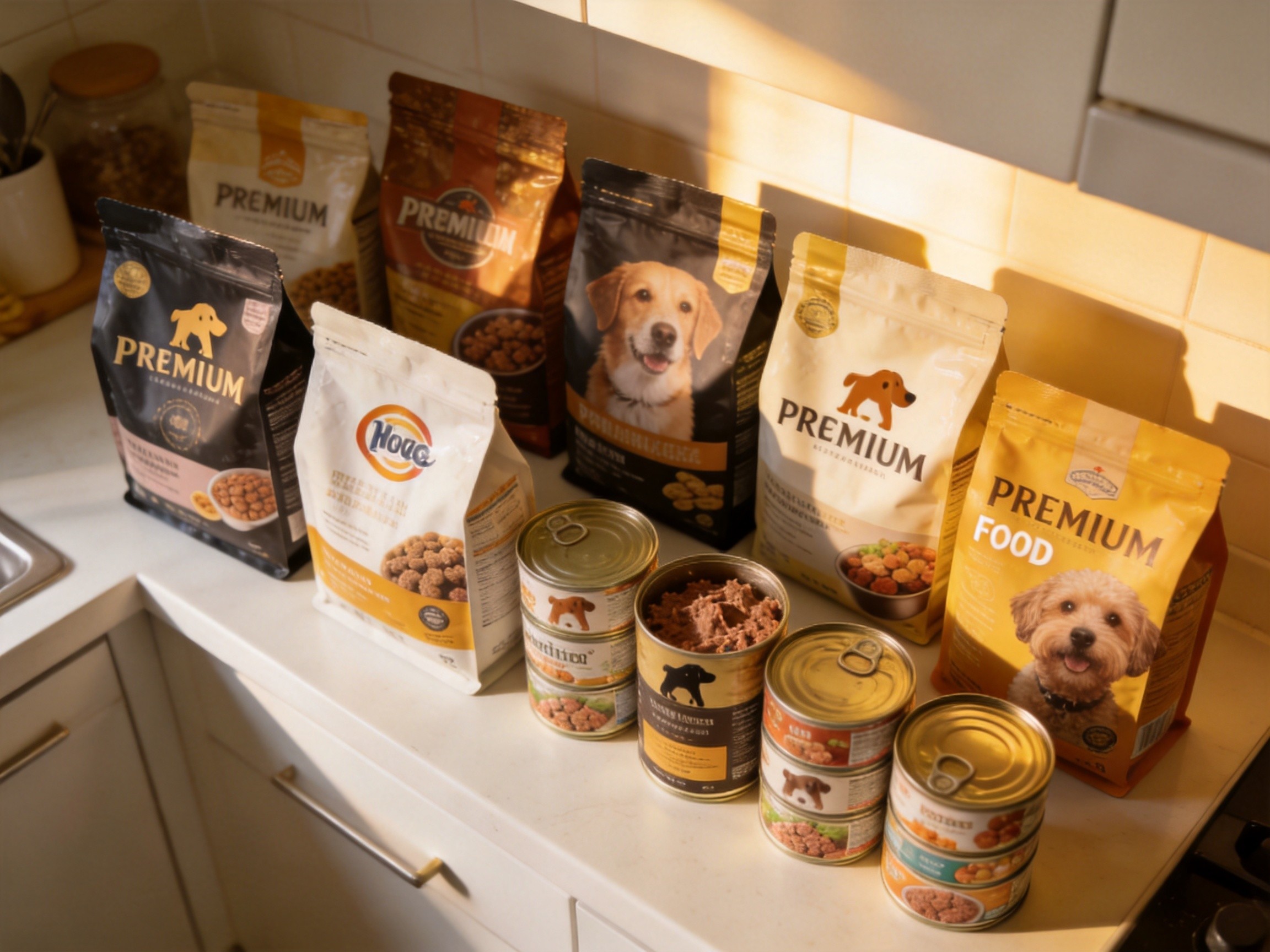 Premium Dog Food Selection